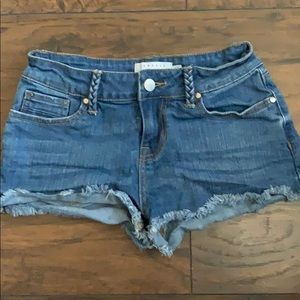Denim shorts